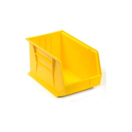 Quantum Storage Systems Hang & Stack Storage Bin, Plastic, 4 PK QUS260YL